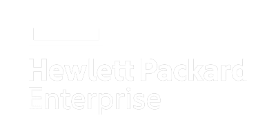 hpe-white HPE logo